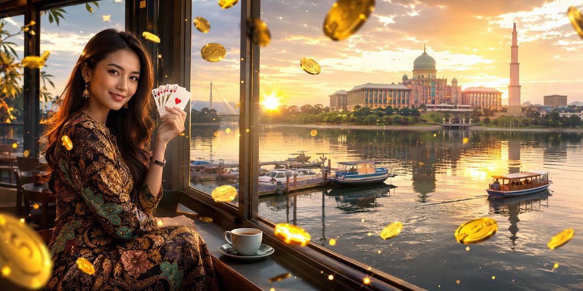 Permainan kad kasino bergaya batik di Putrajaya — pengalaman meja langsung